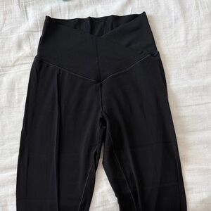 aerie Black V-Waist Active Leggings